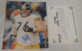 Autographed Signed 8x10 Photo NFL Football Steelers Chris Hoke Show ST COA