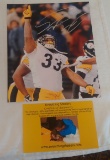 Autographed Signed 8x10 Photo NFL Football Steelers Isaac Redman Show ST COA