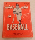 Vintage 1957 Who's Who In Baseball Magazine Mickey Mantle Yankees HOF Baseball MLB