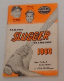 Vintage 1963 Louisville Slugger Famous Yearbook Magazine Ted Williams Stars HOFers