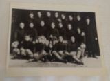 Rare Vintage 8x10 Football B/W Team Photo Wire Press 1902 Shelby OH Charles Follis 1st Black Pro