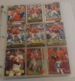 NFL Football Card Album 175+ Cards  QB Stars HOF Elway Marino Favre Young Montana