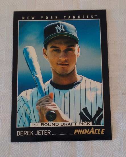 1993 Pinnacle Baseball #457 Derek Jeter Rookie Card RC Yankees HOF