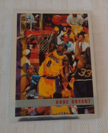 1997-98 Topps Chrome NBA Basketball Key Card 2nd Year #171 Kobe Bryant Lakers HOF NRMT