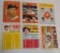 6 Vintage 1960s Topps Baseball Mickey Mantle Card Lot Yankees HOF Low Grade