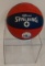 Dr J Julius Erving Auto Sign-ed NBA 76ers Full Size Rubber Basketball ABA w/ Case Cube HOF Auth