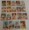 19 Different Vintage 1954 Bowman Baseball Card Lot w/ Larry Doby