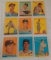 9 Vintage 1958 Topps Baseball Card Lot Kell Haddix Solid