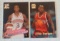 2 Allen Iverson NBA Rookie Card Pair RC 76ers HOF 1996-97 Ultra #82 & Stadium Club #R1