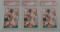(3) 1989 Score Traded Baseball Rookie Card Lot #100T Ken Griffey Jr RC Mariners PSA GRADED 8 NRMT
