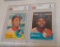 Vintage 1963 Topps Baseball Card Lot #472 Lou Brock #505 Curt Flood Beckett GRADED 5 EX Chipped Slab