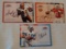 2000 Fleer Autographics 3 Card Lot Autographed Insert NFL Charlie Batch Stephen Davis Tee Martin RC