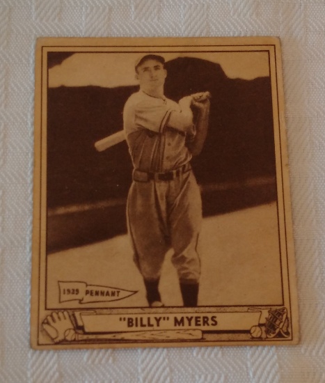 Vintage 1940 Playball Baseball Card #80 Cincinnati 2nd Year