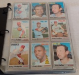 Approx 300 Baseball Card Album All 1970s Phillies 1970 1971 1972 1973 1974 1975 1976 1977 1978 1979