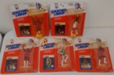 5 Vintage 1988 Starting Lineup SLU NBA Basketball Lot 1st Year Manning McHale Wilkins Williams