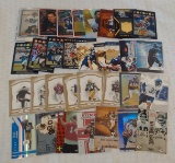 NFL Football Insert Card Lot 1990s 2000s #'d Andrew Luck Seal Of Approval Stars HOFers