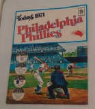 Vintage 1971 Dell Stamp Album Unused Complete Set Intact Rare Stars Philadelphia Phillies