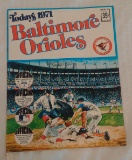 Vintage 1971 Dell Stamp Album Unused Complete Set Intact Rare Stars Baltimore Orioles