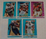 5 Prizm NFL Football Card Lot 2013 Rookies Purple Blue