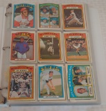 Vintage 1972 Topps Baseball Card Lot 252 Cards Album Some Stars