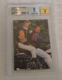 1992 Proline Portraits Wives Autographed Stamped Seal COA Insert BGS GRADED 9 Diana Ditka Slabbed