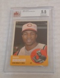 Vintage 1963 Topps Baseball Card #400 Frank Robinson Reds HOF Beckett GRADED 5.5 EX+