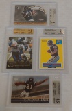 (4) BGS GRADED NFL Football LaDanian Tomlinson Chargers Card Lot Rookies HOF 9 MINT 9.5