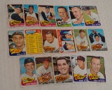 17 Vintage 1965 Topps Baseball Card Lot Checklist