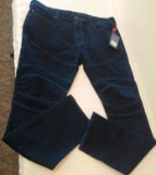 Brand New w/ Tag True Religion Denim Blue Jeans Rocco Moto 2S Body Rinse Mens Size 40 Big $$ Retail