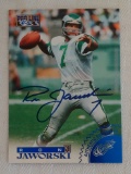 1996 Classic Pro Line Authentic Autograph Signed Insert NFL Football Ron Jaworski Eagles Rare