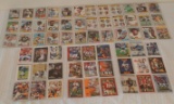 52 NFL Football Star HOF Card Lot Elway Manning Favre + 72 Different Vintage 1981 Topps Cards