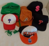 Misc Hat Cap Lot Phillies Flyers 47 Brand Columbia Lancaster Barnstormers Bucket & More