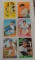 6 Rare Vintage Topps Fleer Baseball Card Lot Double Exposure Blur 1/1 Factory Error Oddball 1960s