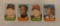 Vintage 1969 Topps 4 Stamp Baseball Panel Intact Mays Stanley Callison Davis