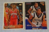 1996-97 Topps & Score Board Allen Iverson NBA Basketball Rookie Card Lot RC Sixers HOF