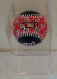 Washington Nationals Special Logo Baseball MLB w/ Cube 2019 World Series Champions