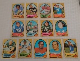 13 Vintage 1970 Topps NFL Football Card Lot Nitschke Tarkenton Deacon Little Matte Maynard Eller