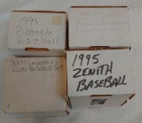 4 Complete MLB Baseball Card Complete Set 1996 Finest 2009 UD Legendary 1995 Zenith Jeter