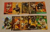 10 Pittsburgh Steelers NFL Football Insert Card Lot 1990s Stars Kordell Woodson Greene Morris