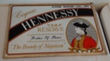 Vintage Hennessy Cognac The Brandy Of Napoleon Mirror Sign Alcohol Advertising 12x18''