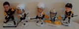 5 Penguins SGA Bobblehead Bobble Nodder NHL Hockey Lot Goalie Fleury