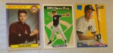 3 Different Derek Jeter Baseball Rookie Card Lot RC Yankees Topps Front Row Collector's Choice