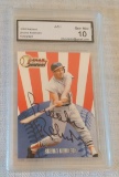 2000 Kraft Nabisco Baseball Card Autographed Brooks Robinson Orioles HOF AAG GRADED Gem Mint 10