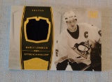 2011 Panini Dominion Mario Lemiuex Relic Game Used Jersey Card NHL Hockey Penguins HOF 19/99