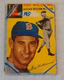 Vintage 1954 Topps MLB Baseball Card #250 Ted Williams Red Sox HOF