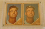 2 Vintage 1962 Topps #458 Bob Buhl Baseball Card Pair No Emblem Error Variation Braves