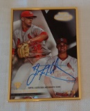 Topps Gold Label Baseball Metal Thick Insert Card Autographed Signed Rookie RC Jack Flaherty 70/75