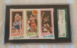 Vintage 1980-81 Topps NBA Basketball Panel Magic Johnson Erving Breda Kolff Rookie RC GRADED SGC 7