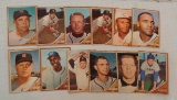 12 Vintage 1962 Topps MLB Baseball Card Lot