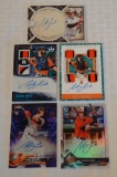 5 Orioles Chance Sisco Rookie Card Lot Insert Relic Patch 3 Color Autograph #'d Lot RC Prospect